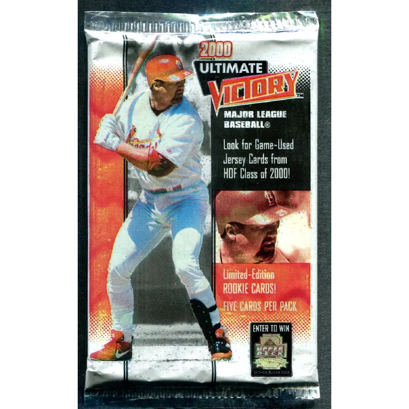 2000 Upper Deck Ultimate Victory Baseball Unopened Pack (5)