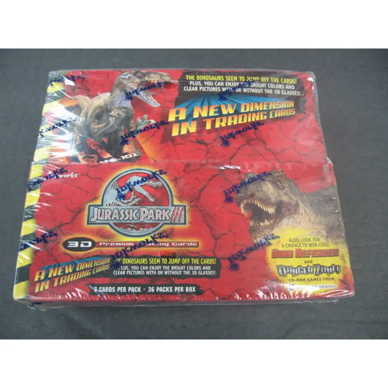 2001 Inkworks Jurassic Park III Box