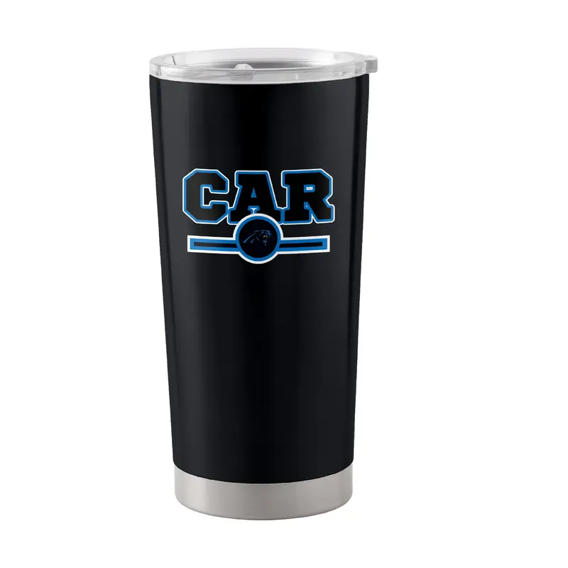 Carolina Panthers-Letterman-20oz Stainless Tumbler