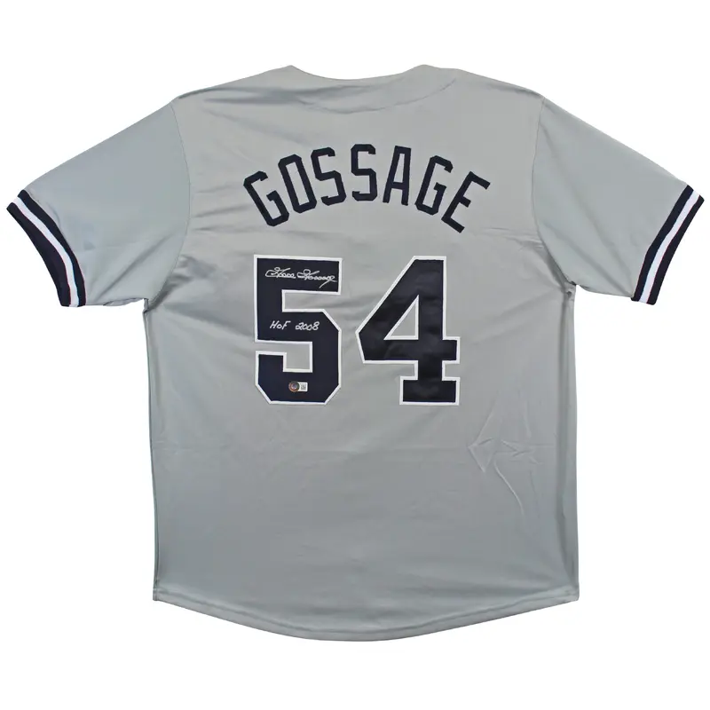 Goose Gossage "HOF 2008" Authentic Signed Grey Pro Style Jersey BAS Witnessed