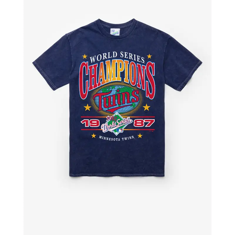 MINNESOTA TWINS COOPERSTOWN WORLD SERIES LOCKER VINTAGE '47 TUBULAR TEE
