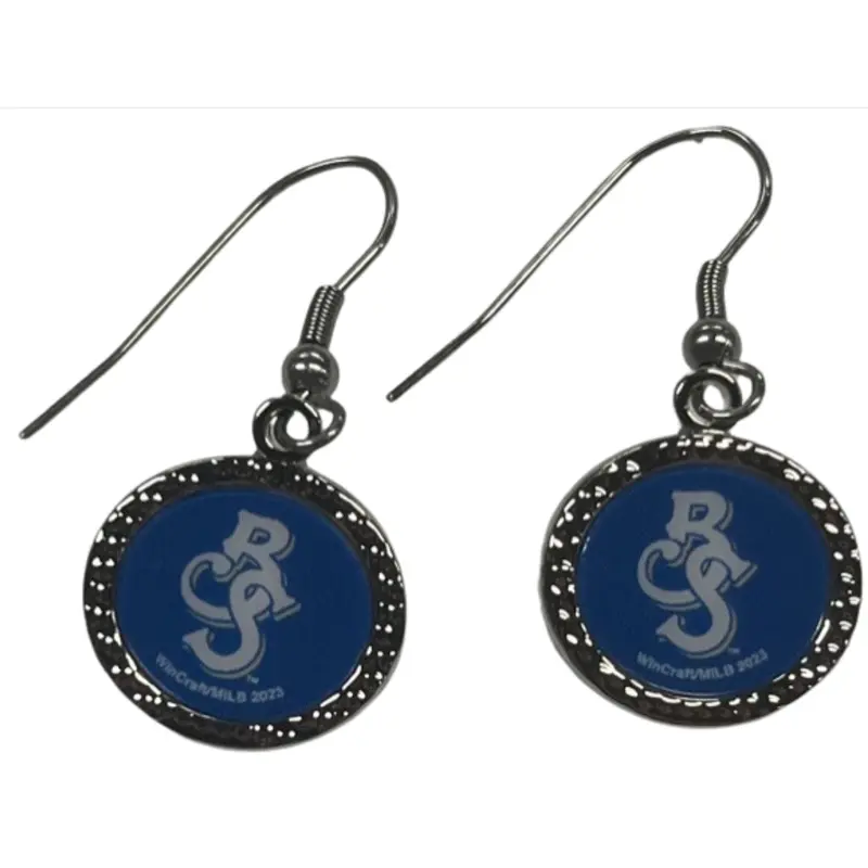 Road Logo Oval earrings