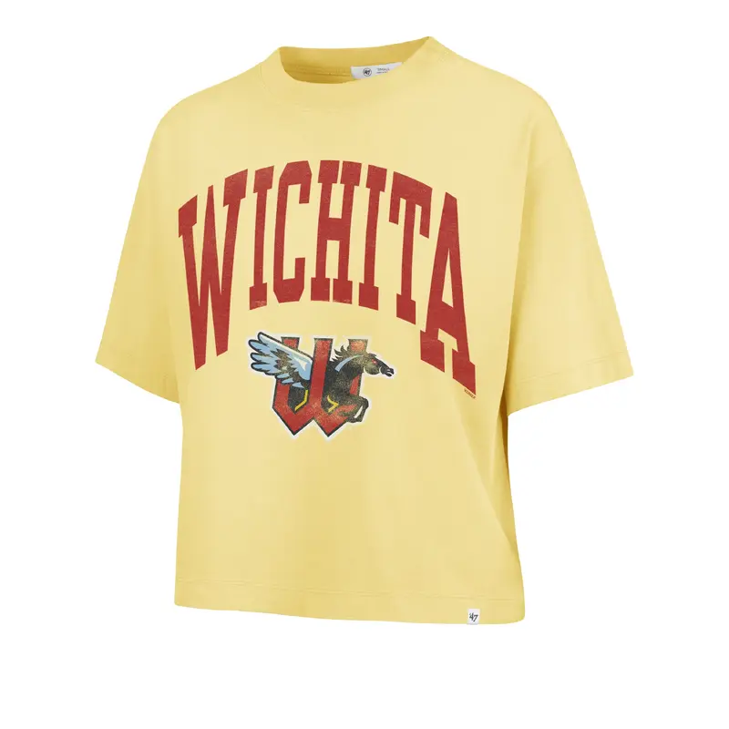 Wichita Wind Surge '47 Women's Shale Montauk Crop Tee