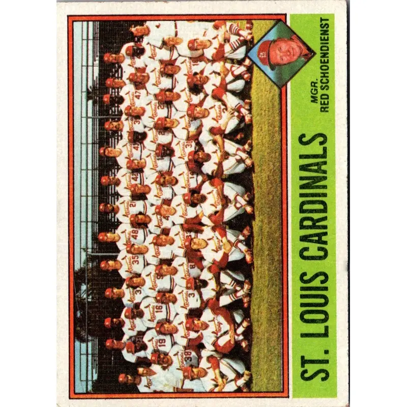 1976 Topps St. Louis Cardinals - Red Schoendienst #581