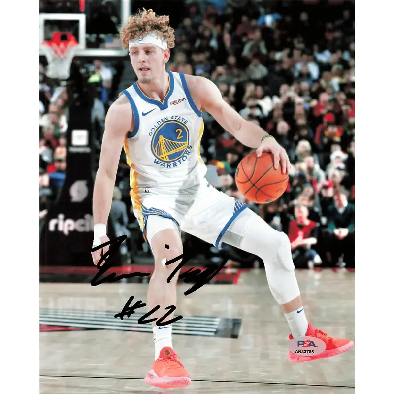 Brandin Podziemski signed 8x10 photo PSA/DNA Warriors Autographed