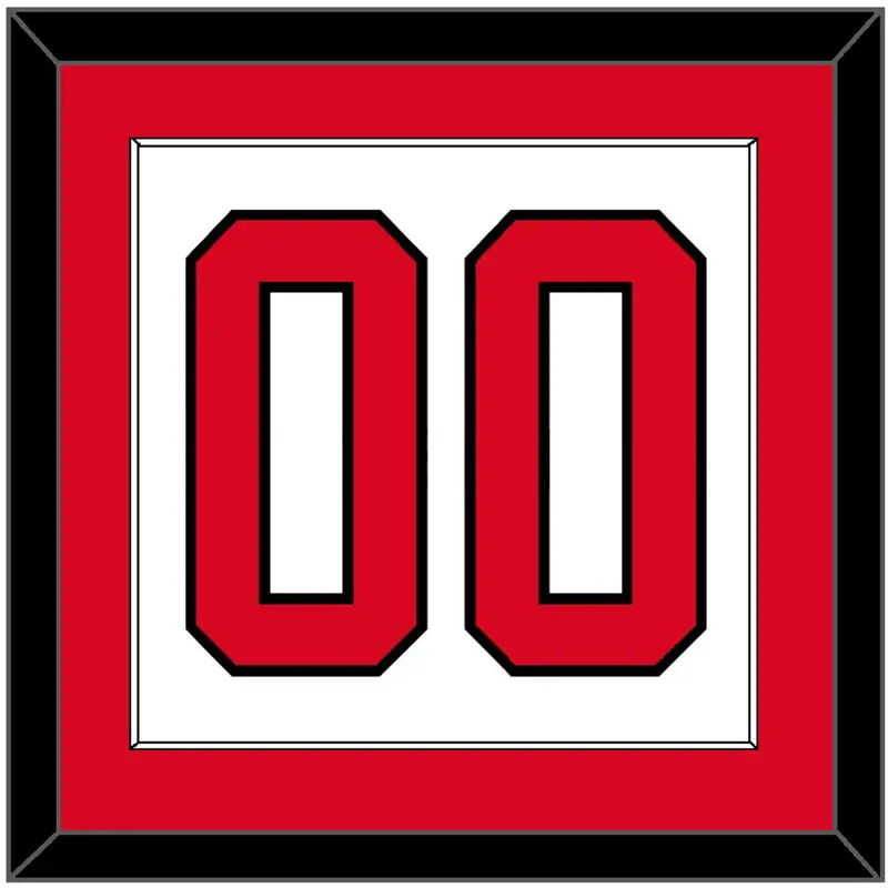 Canada Mens Hockey Number - 2014 Olympics Home White - Single Mat 1