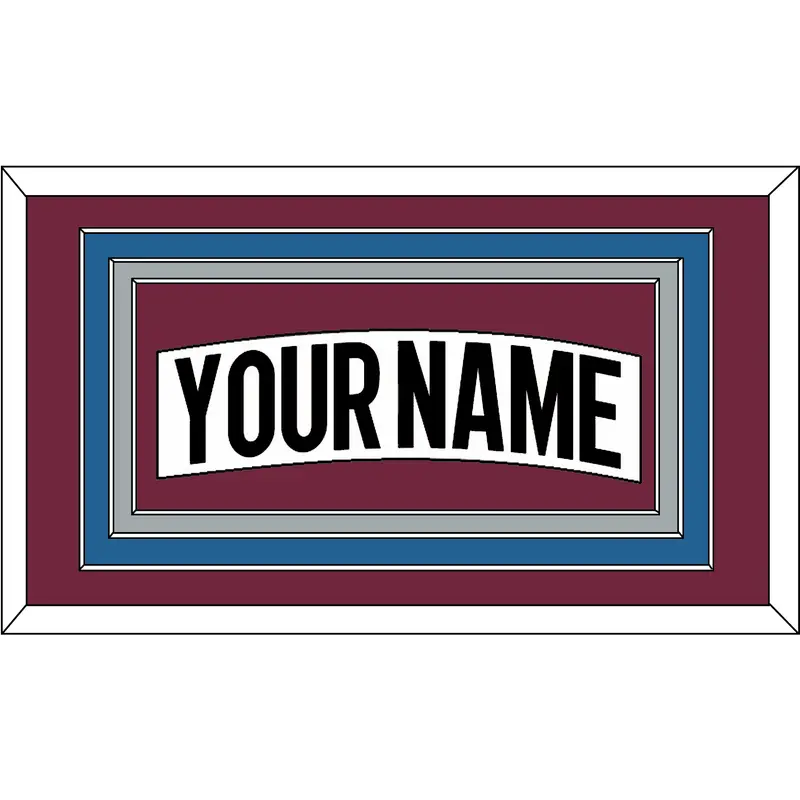 Colorado Nameplate - Road White (2017-2021) - Triple Mat 2