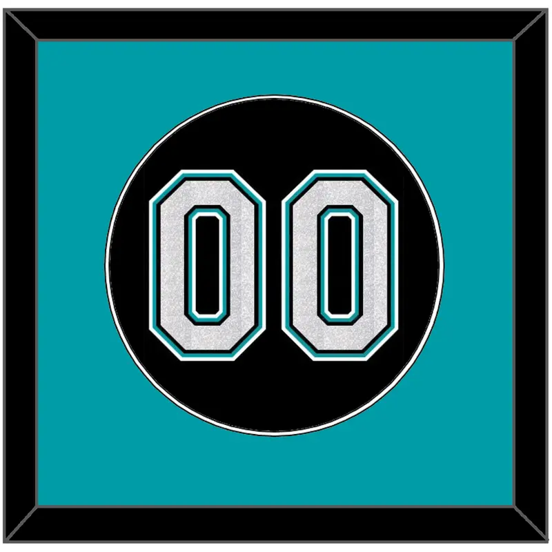 Florida Number - Alternate Black (2003-2011) - Single Mat 2