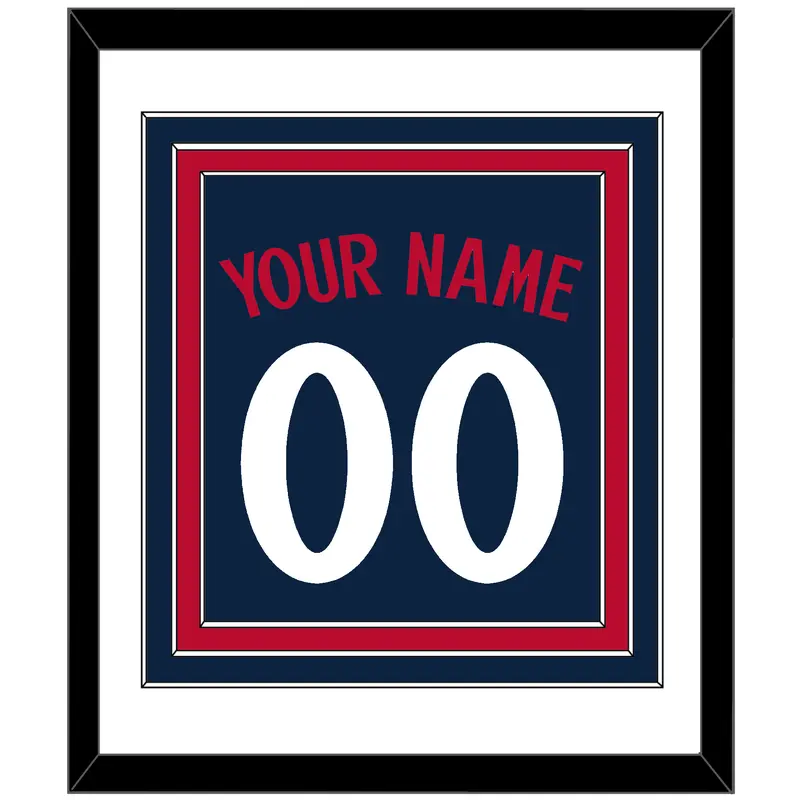 Minnesota Name & Number - Alternate Road Navy - Triple Mat 1