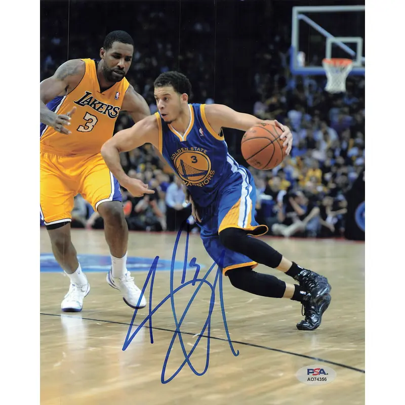 Seth Curry signed 8x10 Photo PSA/DNA Autographed Warriors
