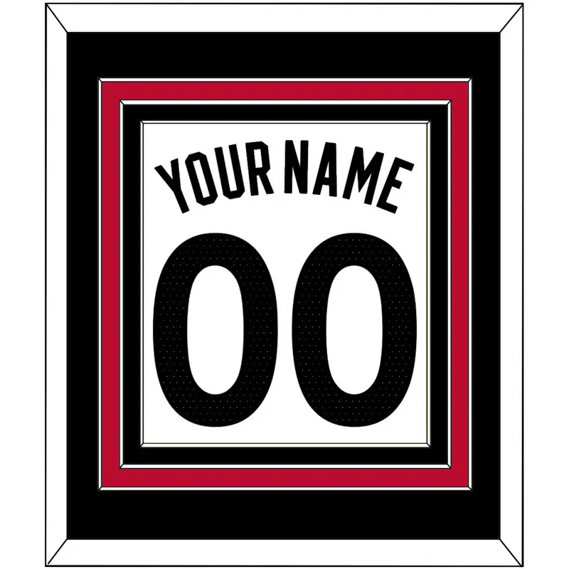 Toronto Name & Number - White Association (2015-2020) - Triple Mat 3