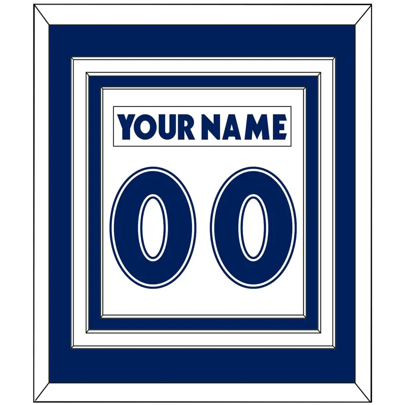 Toronto Nameplate & Number (Back) Combined - Home White (1997-2000) - Triple Mat 1