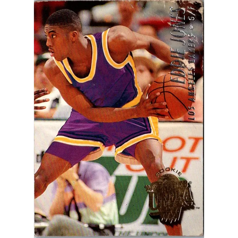 1994 Ultra Eddie Jones #87 Rookie