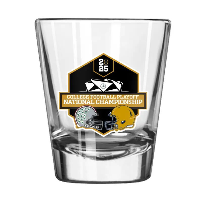 2025 College Football Playoffs Dueling 2oz Shot Glass