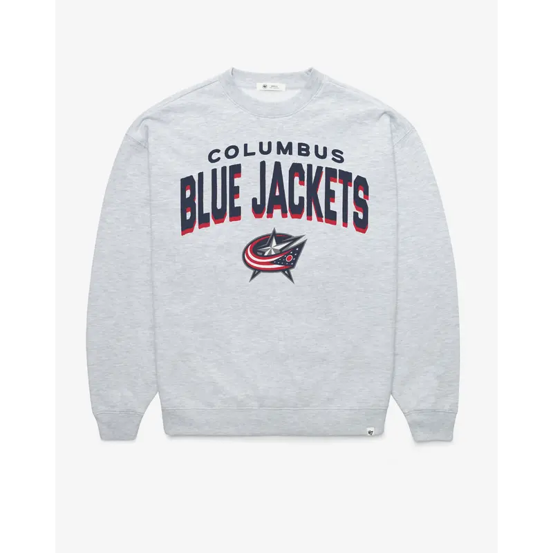COLUMBUS BLUE JACKETS CAMPUS ARCH CLOUD '47 OVERSIZED CREW WOMENS
