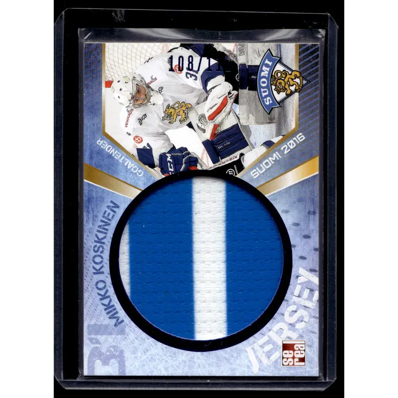 2016 Sereal Team Finland Jerseys - Mikko Koskinen #FIN-JER-002 /111