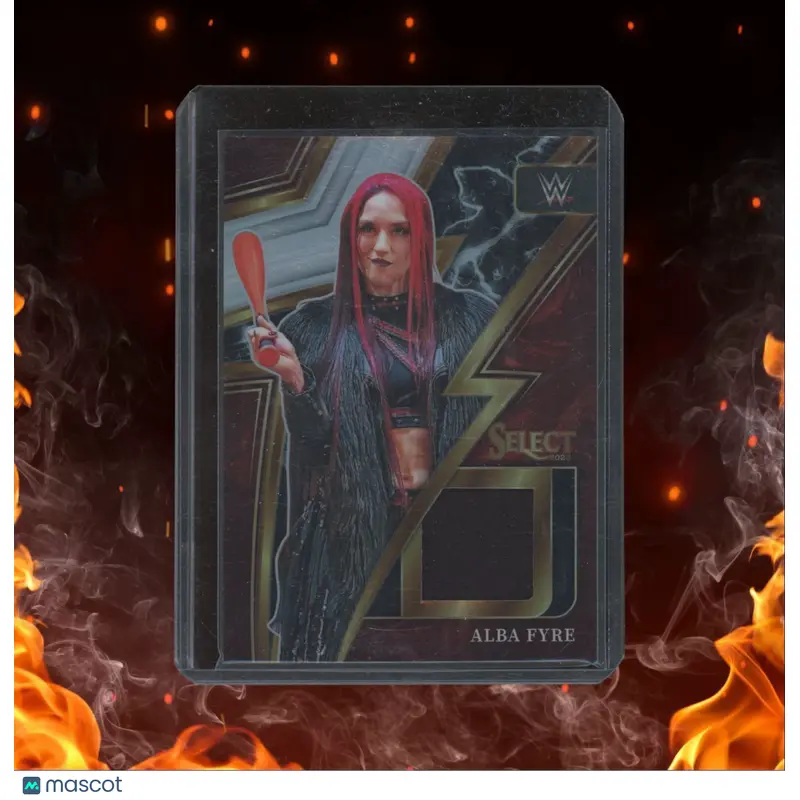 2023 Panini Select WWE Alba Fyre Sparks Material Silver Prizm NXT #SP-AFR