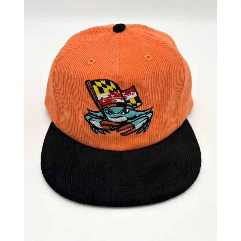 Chesapeake Baysox Corduroy Alt Crab ORANGE Adjustable
