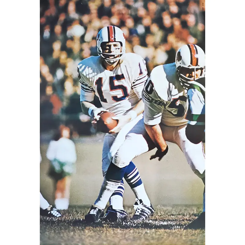 Jack Kemp "SI Classic" Buffalo Bills AFL Football Action Poster - Renselaar 1968 (#2A15)
