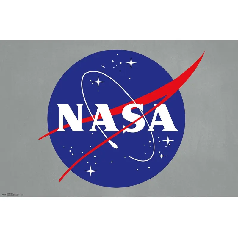 NASA Space Administration Official Logo Poster - Trends International