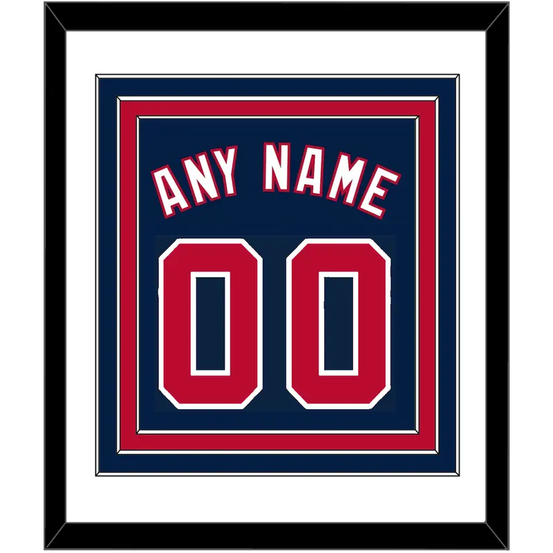 Washington Name & Number - Alternate Blue - Triple Mat 1