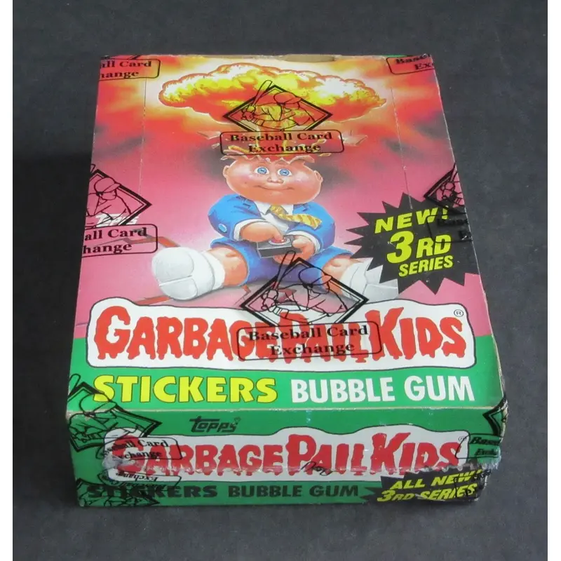 1986 Topps Garbage Pail Kids Series 3 Unopened Wax Box (w/ price) (Non) (US) (BBCE)