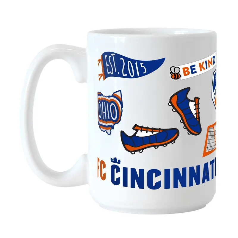 FC Cincinnati 15oz Native Sublimated Mug