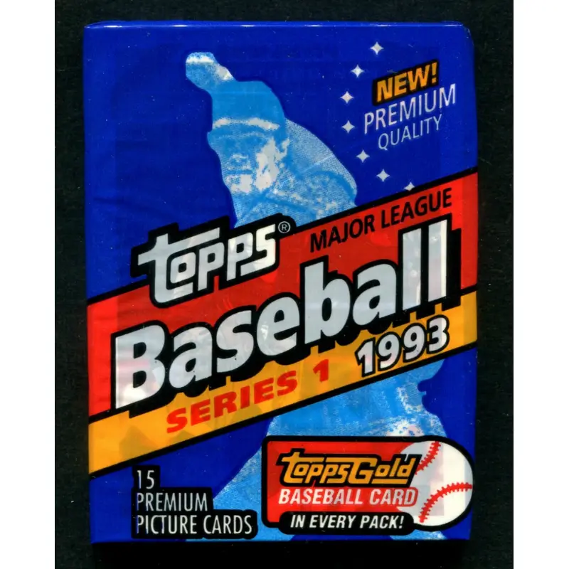 1993 Topps Baseball Unopened Series 1 Pack (15)