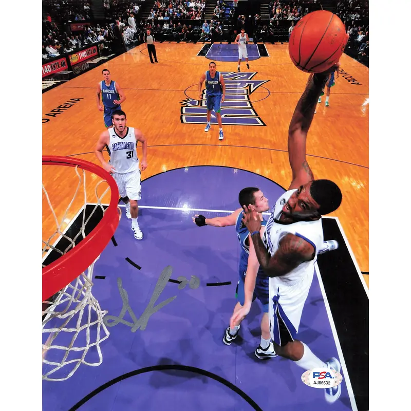 Donte Greene signed 8x10 photo PSA/DNA Sacramento Kings Autographed