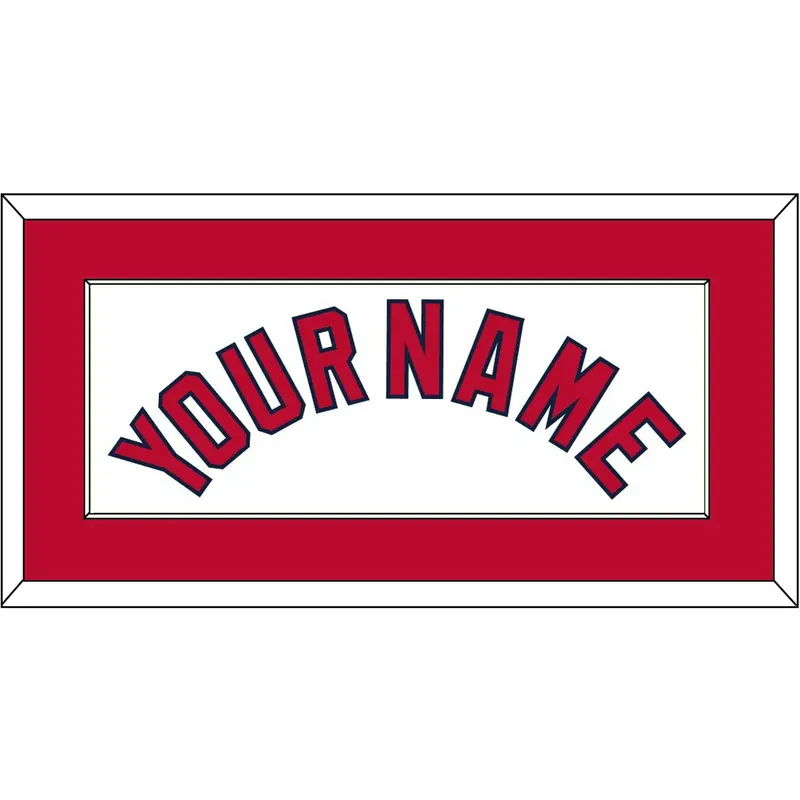 St. Louis Name - Home White (2006-2012) - Single Mat 1