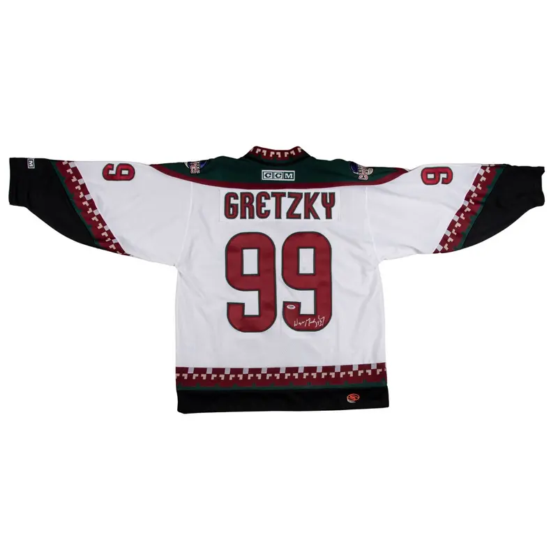 Wayne Gretzky Signed Authentic CCM Phoenix Coyotes Jersey PSA DNA COA
