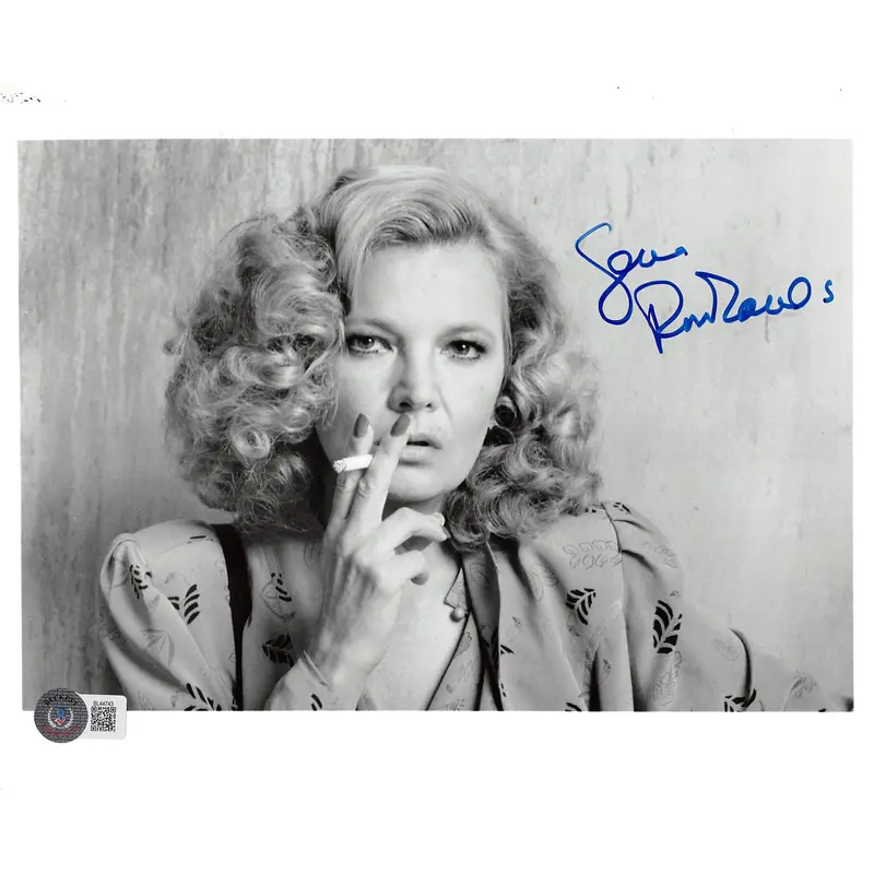 Gena Rowlands Gloria Authentic Signed 8x10 Photo Autographed BAS #BL44743