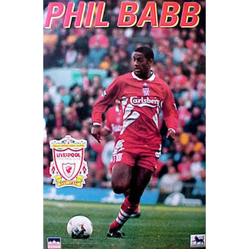Phil Babb "Action" Liverpool FC Soccer Poster - Starline 1994