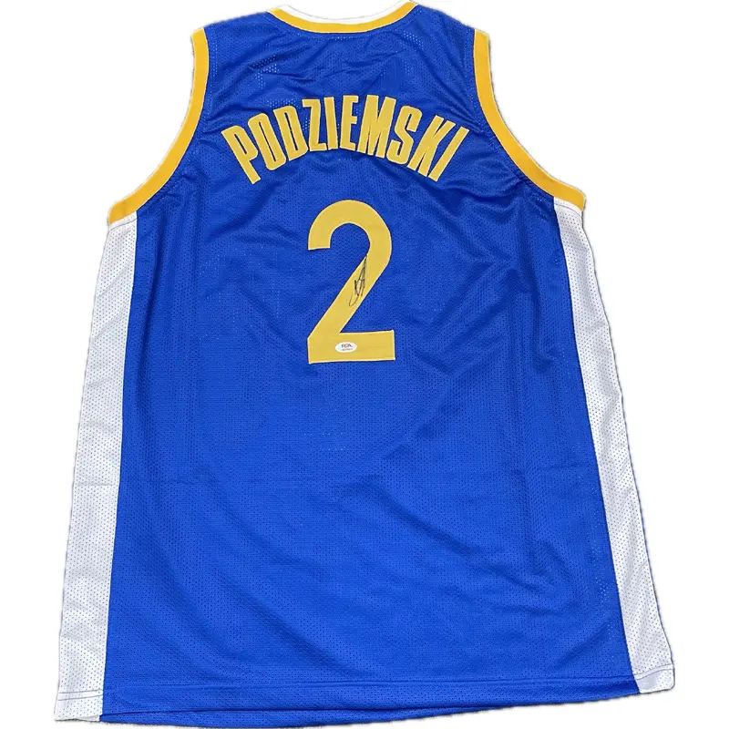 Brandin Podziemski signed jersey PSA/DNA Golden State Warriors Autographed