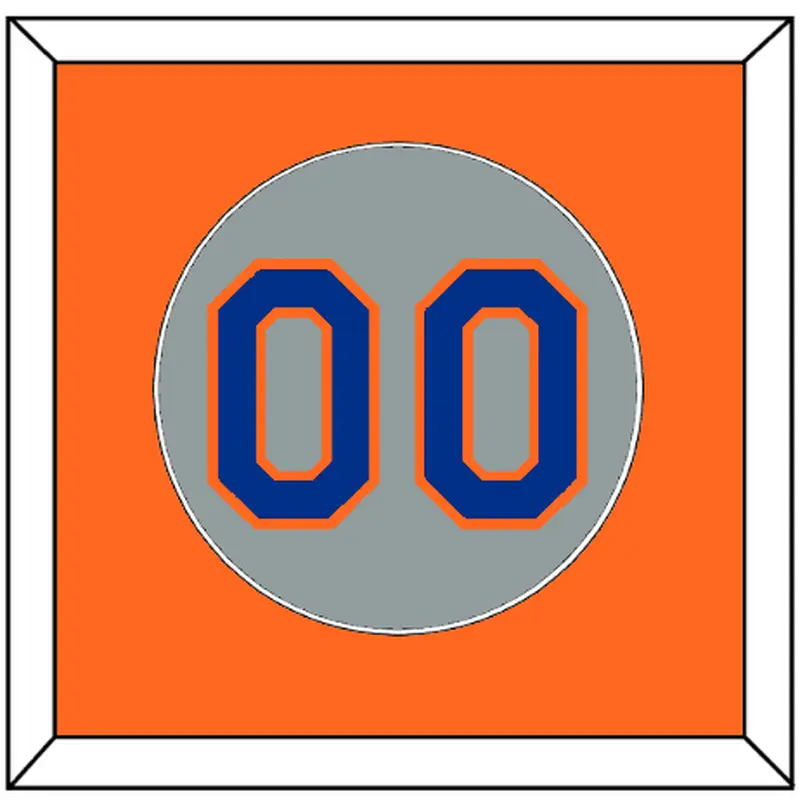 New York Number - Road Gray (1982-1986) - Single Mat 3