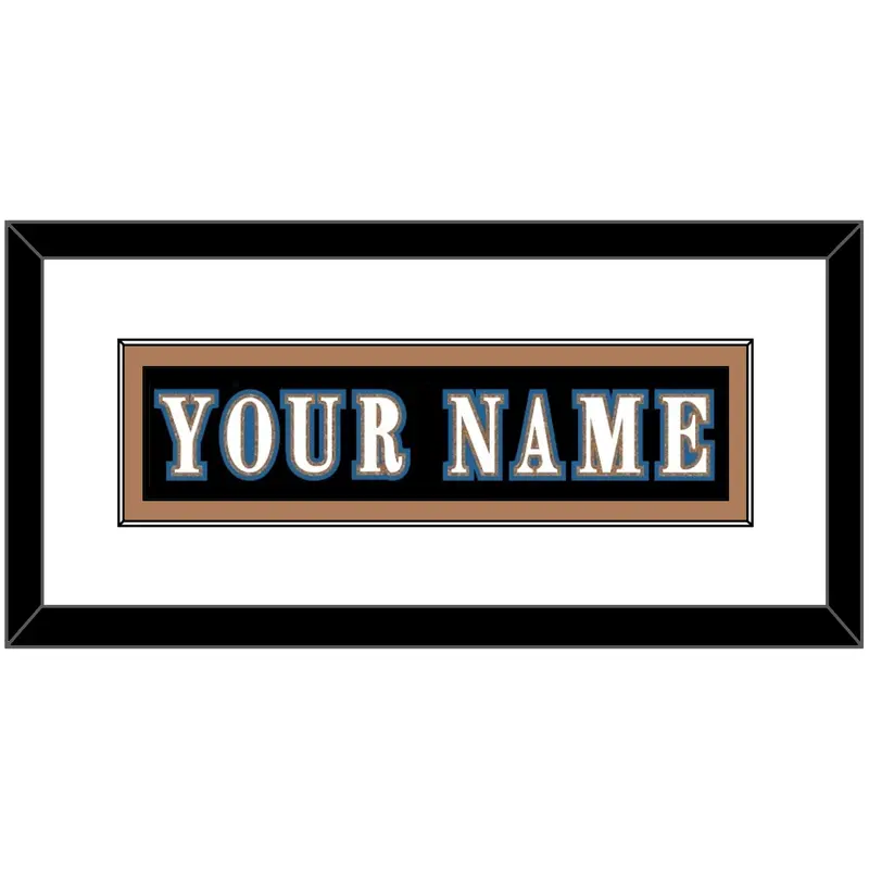 Washington Nameplate - Alternate Black - Single Mat 2