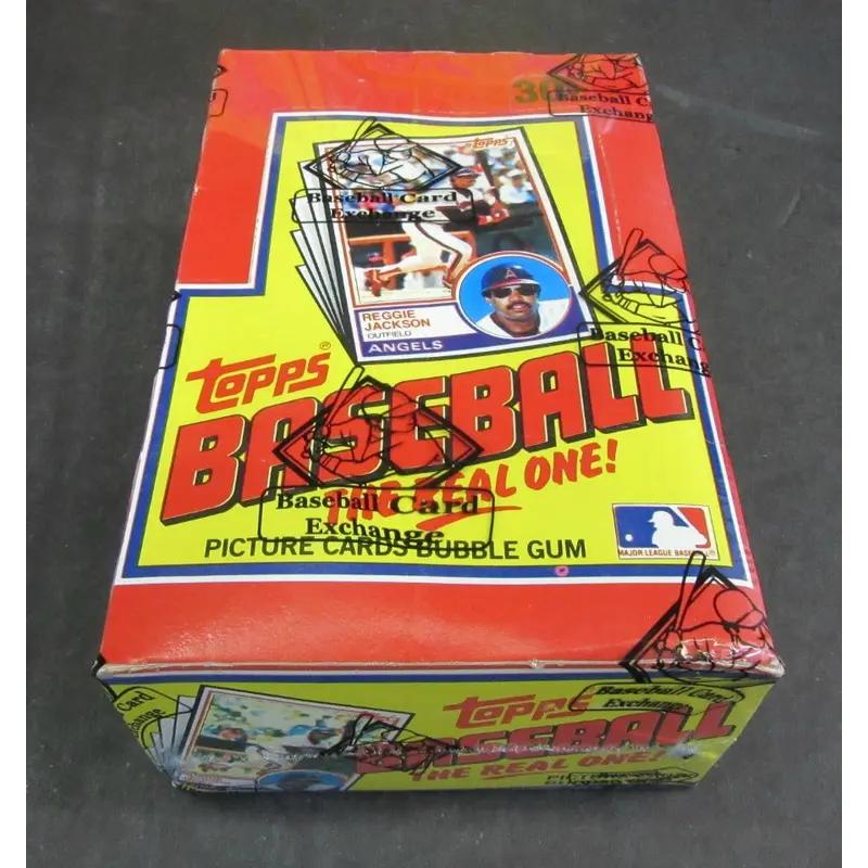 1983 Topps Baseball Unopened Michigan Test Box