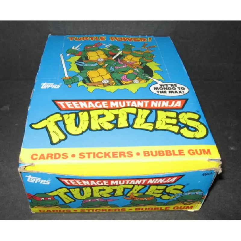 1989 Topps Teenage Mutant Ninja Turtles Unopened Wax Box