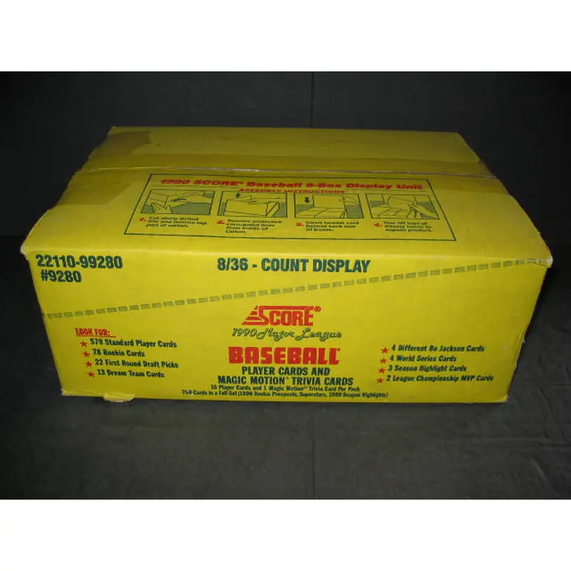 1990 Score Baseball Case (8 Box)
