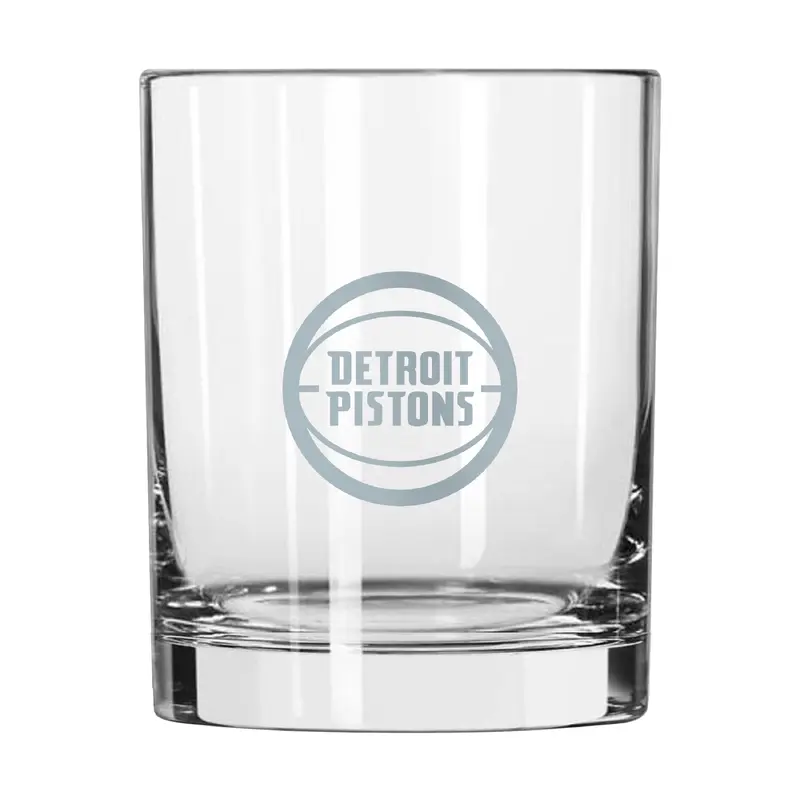 Detroit Pistons 14oz Frost Rocks Glass