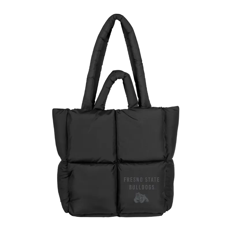 Fresno State Puff Black Tote