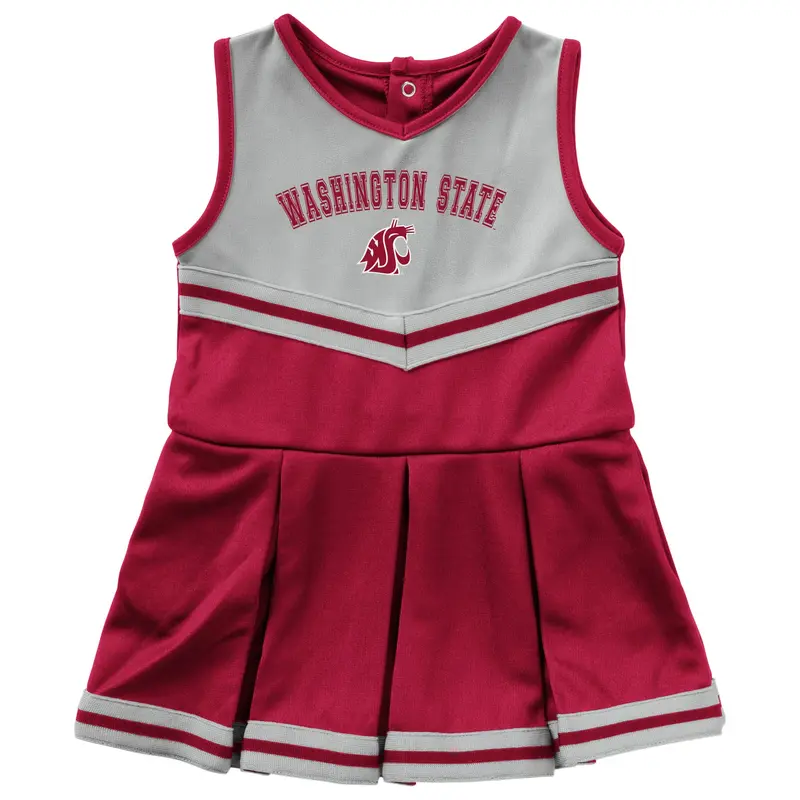 Crimson and Gray Infant Cheerleader Outfit
