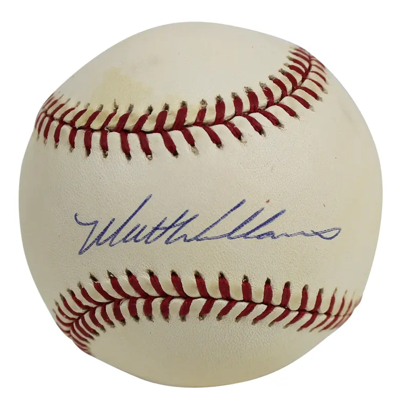 Giants Matt Williams Authentic Signed Coleman Onl Baseball BAS #H91072