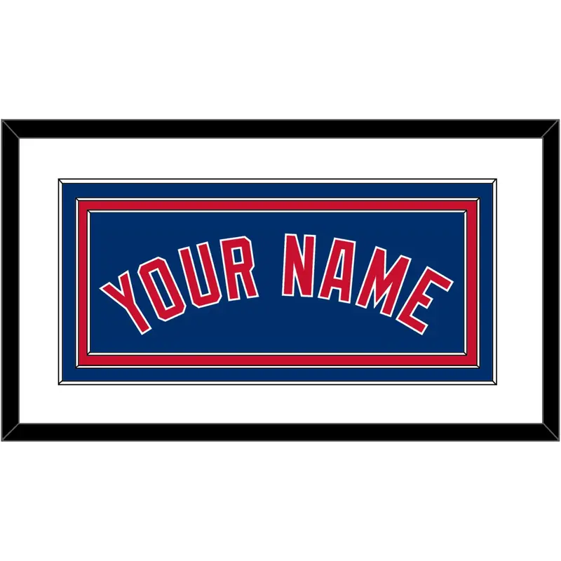Chicago Name - Alternate Blue - Triple Mat 1