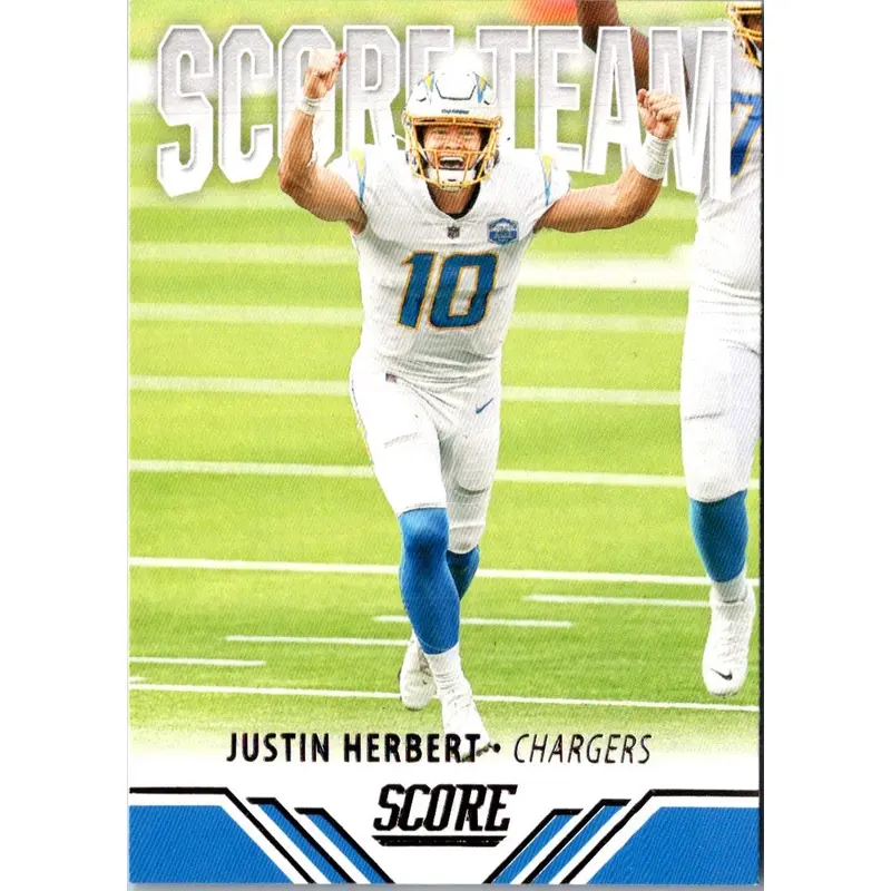2021 Score Team Justin Herbert #ST19