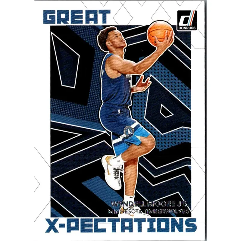 2022 Donruss Great X-Pectations Wendell Moore Jr. #23