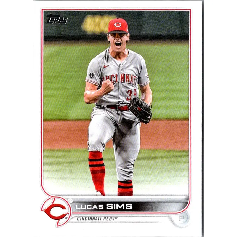 2022 Topps Now Road to Opening Day Cincinnati Reds Lucas Sims #OD-320