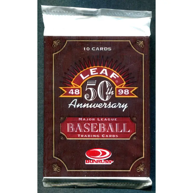 1998 Leaf Baseball Unopened Pack (10)