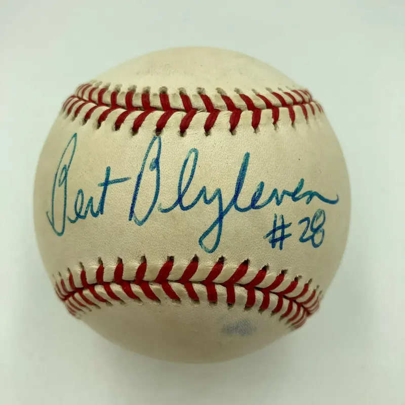 Bert Blyleven #28 Signed Autographed Major League Baseball With JSA COA