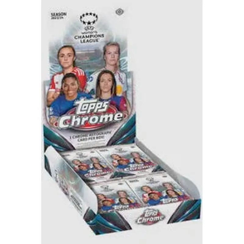 2023-24 Topps UEFA Women's Champion League Chrome Soccer Hobby Box